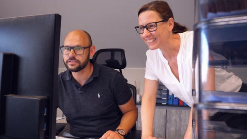 Strüder Mitarbeiter im Gespräch